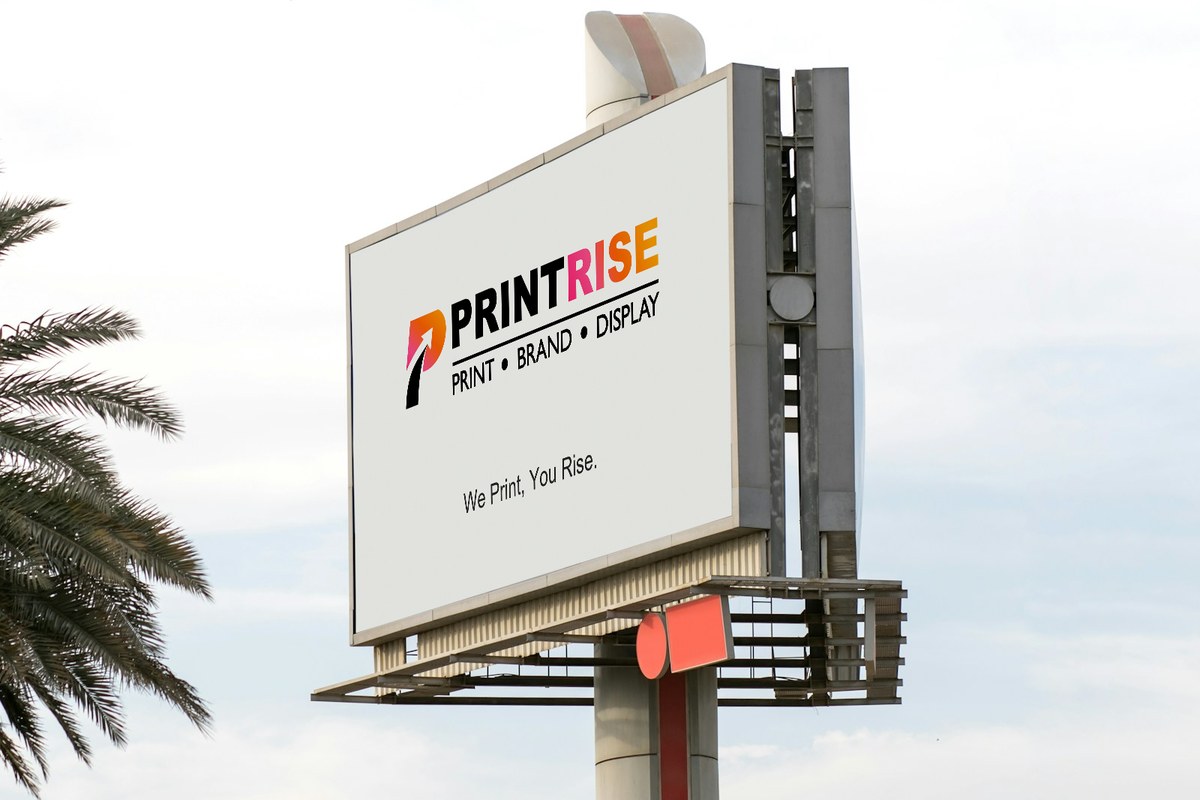 Print Rise outdoor billboard mockup